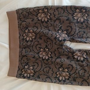 NIKIBIKI lace print leggings/yoga pants - S